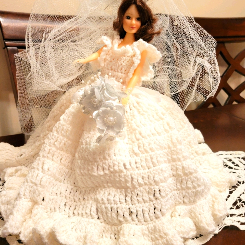Stunning bridal doll